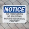 Signmission No Trespassing No Soliciting Private Residential OSHA Notice Sign, Plastic, 14in W x 10in L, 2PK OS-2PACK-NS-P-1014-L-14942 - alternate 5